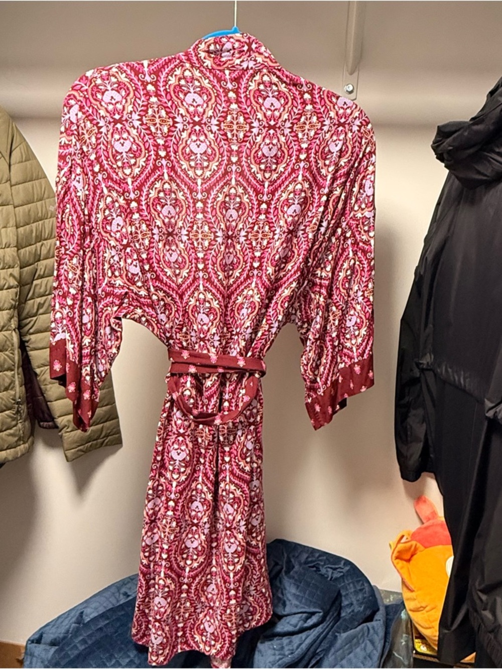 Target Gilligan & O'Malley Paisley Boho Kimono Robe | XS/S - Picture 3 of 6
